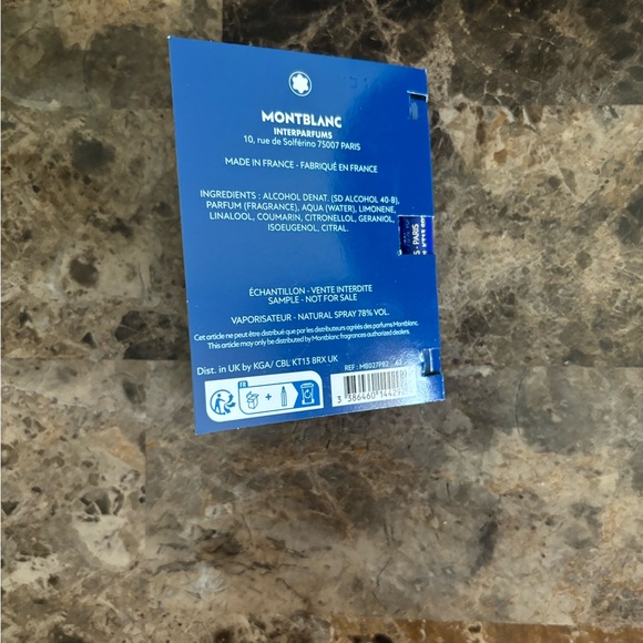 MontBlanc Legend Men’s Eau de Parfum 1.2ml Sample Spray Bodycare Beauty New - Picture 3 of 3